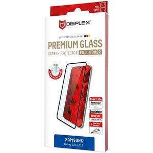 Displex Premium 10H Gehärtetes Glas Displayschutz für Samsung Galaxy S24, Galaxy S25 - Transparent - für AMOLED Smartphone