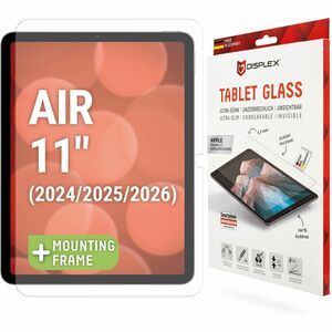 Displex 9H Smart Glass, PET (Film) Displayschutz für Apple iPad Air 11 (2024), iPad Air 11 (2025) - Transparent - für 27,9