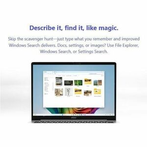Modern 14S AI+ - 14in FHD+ OLED - U7 355 - 16GB RAM DDR5 - 512GB SSD - Wifi 6E - Backlight KB - 60Whr - Windows 11 Home Pr