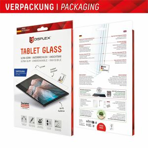 Displex 9H Hybridglas Displayschutz für Samsung Galaxy Tab S10 Ultra, Galaxy Tab S11 Ultra - Transparent - für AMOLED Smar