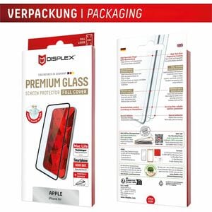Displex Premium 10H Gehärtetes Glas Displayschutz für Apple iPhone Air, iPhone 17 Air - Transparent - für OLED iPhone Air,