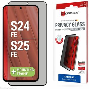 Displex 10H Gehärtetes Glas Bildschirmschutz für Samsung Galaxy S24 FE, Galaxy S25 FE - für AMOLED Smartphone - Kratzfest,