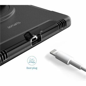 4smarts Rugged Case Grip Robust Tasche für 20,3 cm (8 Zoll) Samsung Galaxy Tab Active3, Galaxy Tab Active5 Tablet - Schwar