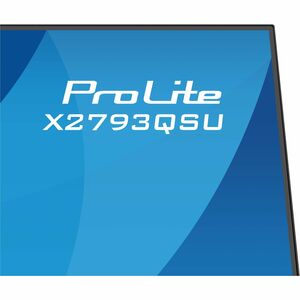 Moniteur LED iiyama ProLite X2793QSU-B1 27" Classe WQHD - 16:9 - Noir mat - 68,6 cm (27") Viewable - Technologie IPS - LED