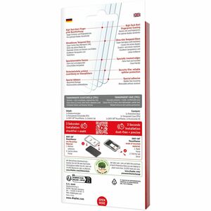 Displex Hülle für Apple iPhone 16 Smartphone - Transparent - Fingerabdruckresistent, Schmutzabweisend - Thermoplastisches 