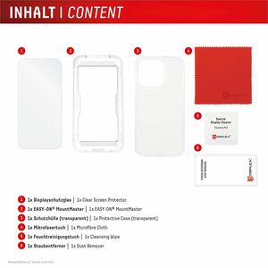 Displex Hülle für Apple iPhone 15 Smartphone - Transparent - Schmutzabweisend, Fingerabdruckresistent - Thermoplastisches 
