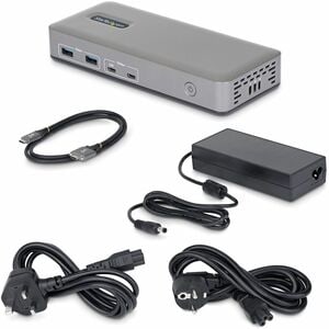 StarTech.com USB 3.2 (Gen 2) Type C Docking Station for Monitor, Desktop PC, Notebook - Charging Capability - Space Gray -