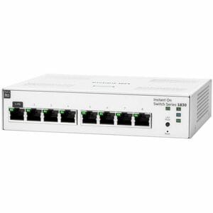 Aruba Instant On 1830 8 Ports Manageable Ethernet Switch - Gigabit Ethernet - 10/100/1000Base-T - 2 Layer Supported - 8.09