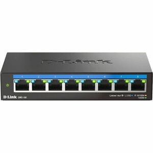 D-Link DMS-108 8 Ports Ethernet Switch - 2.5 Gigabit Ethernet, Gigabit Ethernet - 2.5GBase-T, 10/100/1000Base-T - 2 Layer 