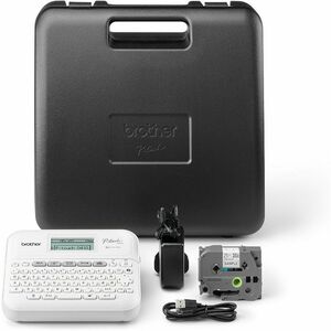 Brother P-touch PT-D410VP Electronic Label Maker - Thermal Transfer - 20 mm/s Mono - 15 Fonts - 180 dpi - Label18 mm - LCD