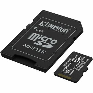 Kingston Industrial 128 GB Class 10/UHS-I (U3) V30 microSDXC - 100 MB/s Read - 80 MB/s Write