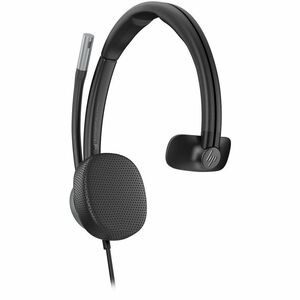 Poly Mission 600 615 Wired Over-the-head, On-ear Mono Headset - Black - Microsoft Teams Certification - Monaural - Supra-a