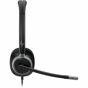 Poly Mission 600 625 Wired Over-the-head, On-ear Stereo Headset - Black - Microsoft Teams Certification - Binaural - Supra