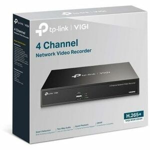 VIGI NVR1004H 4 Channel Wired Video Surveillance Station - Network Video Recorder - HDMI - 4K Recording