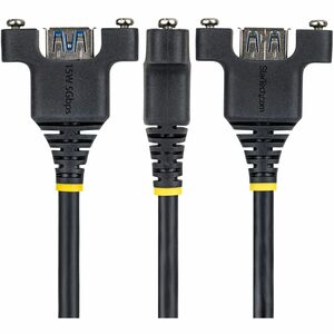 StarTech.com 2 m USB-A Datentransferkabel - 1 - Schwarz