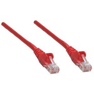 Network Patch Cable, Cat6, 0.25m, Red, Copper, S/FTP, LSOH / LSZH, PVC, RJ45, Gold Plated Contacts, Snagless, Booted, Life