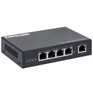 4-Port Gigabit Ultra PoE Extender, Adds up to 100 m (328 ft.) to PoE Range, 90 W PoE Power Budget, Four PSE Ports with up 