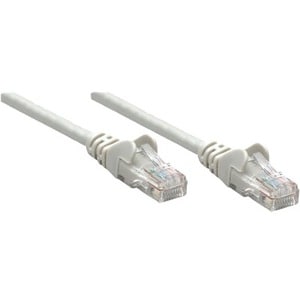 Network Patch Cable, Cat6A, 0.25m, Grey, Copper, S/FTP, LSOH / LSZH, PVC, RJ45, Gold Plated Contacts, Snagless, Booted, Li
