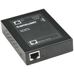 Power over Ethernet (PoE+) Splitter, IEEE802.3at, 5, 7.5, 9 or 12 V DC output voltage - 12 V DC, 4 A Output - 1 x 10/100Ba