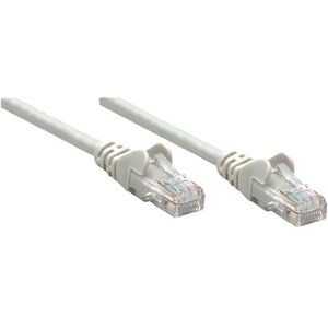 Network Patch Cable, Cat6A, 20m, Grey, Copper, S/FTP, LSOH / LSZH, PVC, RJ45, Gold Plated Contacts, Snagless, Booted, Life