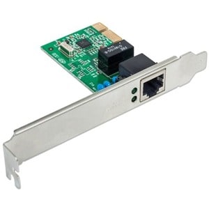 Gigabit PCI Express Network Card, 10/100/1000 Mbps PCI Express RJ45 Ethernet Card - PCI - 1 Port(s) - 1 - Twisted Pair