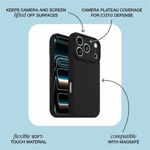 Coque OtterBox Figura - pour Apple iPhone 17 Pro Smartphone - Noir - Résistant aux chocs, Résistant aux rayures - Polycarb