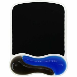 Kensington Duo Gel Mouse Pad with Wrist Rest - 25 mm x 240 mm x 182 mm Dimension - Blue, Smoke - Gel - Mouse