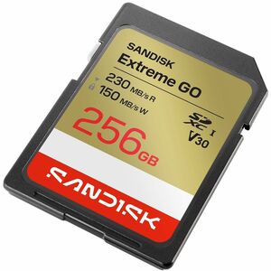 Carte SDXC SanDisk - 256 Go - Classe 10/UHS-I (U3) - V30 - 1 - 230 Mo/s en Lecture