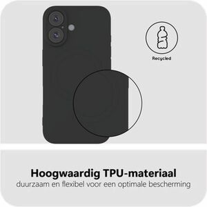 Coque Just in Case - pour Apple iPhone 16 Smartphone - Noir - En vrac - Mat - Résistant aux dommages, Résistant aux rayure