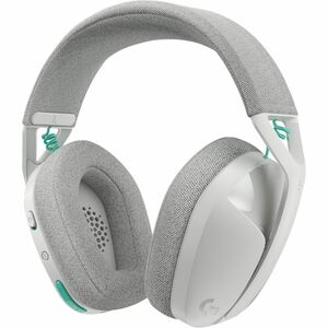 Logitech G321 无线 头戴式 立体声 游戏用头戴式耳机 - 白 - 双声道 - 头戴护耳式 - 1000 cm - Bluetooth/RF - 20 Hz 到 20 kHz - 全向 麦克风