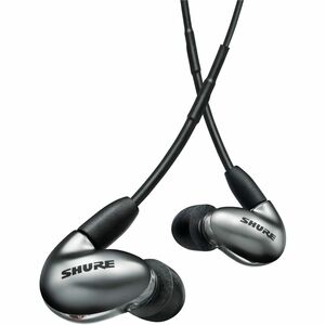 Shure SE846 Gen 2 有线 挂耳式 双声道 立体声 耳机 - 石墨色 - 入耳式 - 9 欧姆 - 15 Hz 到 20 kHz - 1.63 m 线缆 - 镀金 连接器 - 迷你手机（3.5毫米）, MMCX