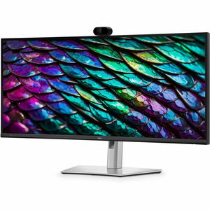 Dell Pro P P3426WEB 34" Class Webcam UW-QHD Curved Screen LED Monitor - 21:9 - Black - TAA Compliant - 86.6 cm (34.1") Vie