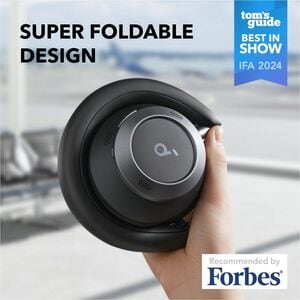 Cuffie soundcore Space One Pro Con cavo/wireless Over-the-head, Over-the-ear Stereo - Jet Black - Binaural - Circumaurale 