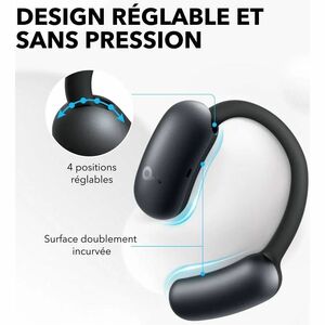Auricolare soundcore Aerofit 2 True Wireless Auricolari aperti, Over-the-ear, Earbud Stereo - Bianco - Binaural - Aperto -