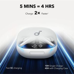 Auricolare soundcore Liberty 4 Pro True Wireless Earbud Stereo - Bianco - Binaural - In-ear - Bluetooth - Riduzione di rum