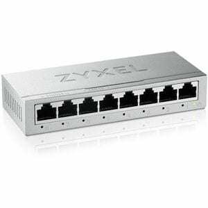ZYXEL GS-108B v5 8 Ports Ethernet Switch - Gigabit Ethernet - 2 Layer Supported - 4.82 W Power Consumption - Twisted Pair 