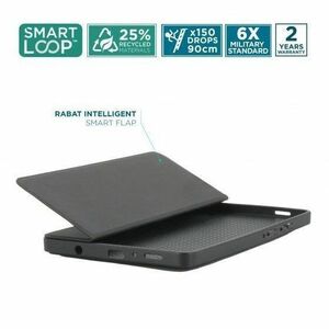MOBILIS ELEMENT Carrying Case (Flap) for 22.1 cm (8.7") Samsung Galaxy Tab A11 Tablet - Black - Shock Resistant, Drop Resi