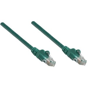 Network Patch Cable, Cat6A, 0.25m, Green, Copper, S/FTP, LSOH / LSZH, PVC, RJ45, Gold Plated Contacts, Snagless, Booted, L