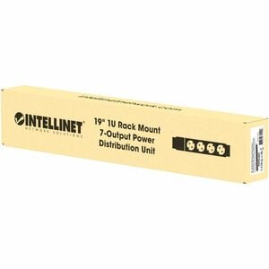 Intellinet PDU - CEE 7/7 (SCHUKO) - 7 x Type F (Schuko) - 16 A - 230 V AC Input - Overload Protection, Double Pole, Surge 