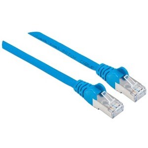 Network Patch Cable, Cat6A, 10m, Blue, Copper, S/FTP, LSOH / LSZH, PVC, RJ45, Gold Plated Contacts, Snagless, Booted, Life