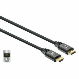 Manhattan 1 m HDMI A/V Cable - Cable for Audio/Video Device, TV, Projector, Monitor, Notebook, PC, A/V Receiver, Gaming Co