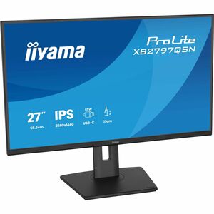 iiyama ProLite XB2797QSN-B1 27 Zoll Klasse WQHD LED-Monitor - 16:9 Format - Mattschwarz - 68,6 cm (27 Zoll) Viewable - IPS