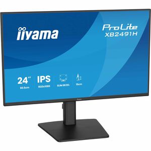 iiyama ProLite XB2491H-B1 24 Zoll Klasse Full HD LED-Monitor - 16:9 Format - Mattschwarz - 60,5 cm (23,8 Zoll) Viewable - 