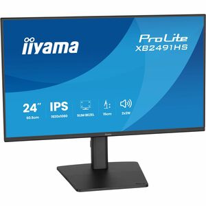 iiyama ProLite XB2491HS-B1 24 Zoll Klasse Full HD LED-Monitor - 16:9 Format - Mattschwarz - 60,5 cm (23,8 Zoll) Viewable -