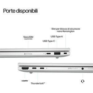 HP EliteBook 8 G1i 16 inch Notebook Next Gen AI PC. Tipo di prodotto: Computer portatile, Fattore di forma: Clamshell. Fam