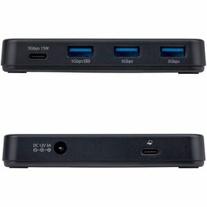 StarTech.com USB-Hub - USB 3.2 (Gen 1) Typ C, USB Typ-A - 640 MB/s - Flash-Laufwerk, Webcam, Festplatte, Smartphone, Table
