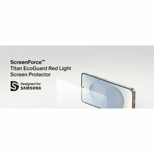 Belkin ScreenForce Titan EcoGuard 7H Plastic, Glass Screen Protector for Samsung Galaxy S26 - For AMOLED Smartphone - Blue