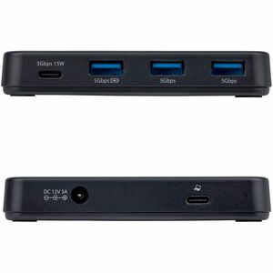 StarTech.com USB-Hub - USB 3.2 (Gen 1) Typ C, USB Typ-A - 640 MB/s - Flash-Laufwerk, Webcam, Festplatte, Smartphone, Table