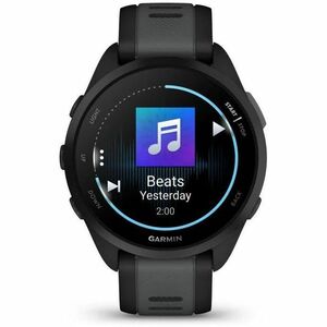 Garmin Forerunner Smartwatch - Nero, Slate Grigio Colore della struttura - Silicone Band Material - LAN wireless - Pulsoss