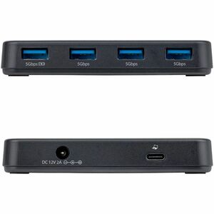 StarTech.com USB Hub - USB 3.2 (Gen 1) Type C - 640 MB/s - Flash Drive - Desktop - Black - 5 Total USB Port(s) - PC